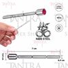 Sonda uretral metalica